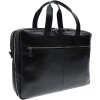 Exacompta taška přes rameno na notebook 2 přihrádky černá kůže Exactive black