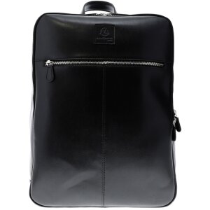 Exacompta 17637E Batoh na notebook kožený černý voděodolný 17" Exactive