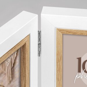 Ayas dřevěný dvojrámeček 2 fotografie 15x20 cm na výšku