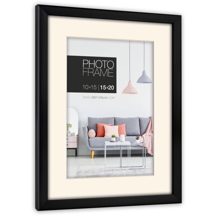 Rám na obraz Edison 50x70 cm černý