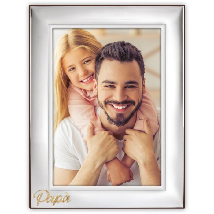 Fotorámeček Giorgio 10x15 cm stříbrný lesklý
