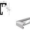 Nielsen protipožární rám C2 structure stříbrný matný 21x30 cm