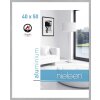 Nielsen protipožární rám C2 struktura stříbrná matná 40x50 cm