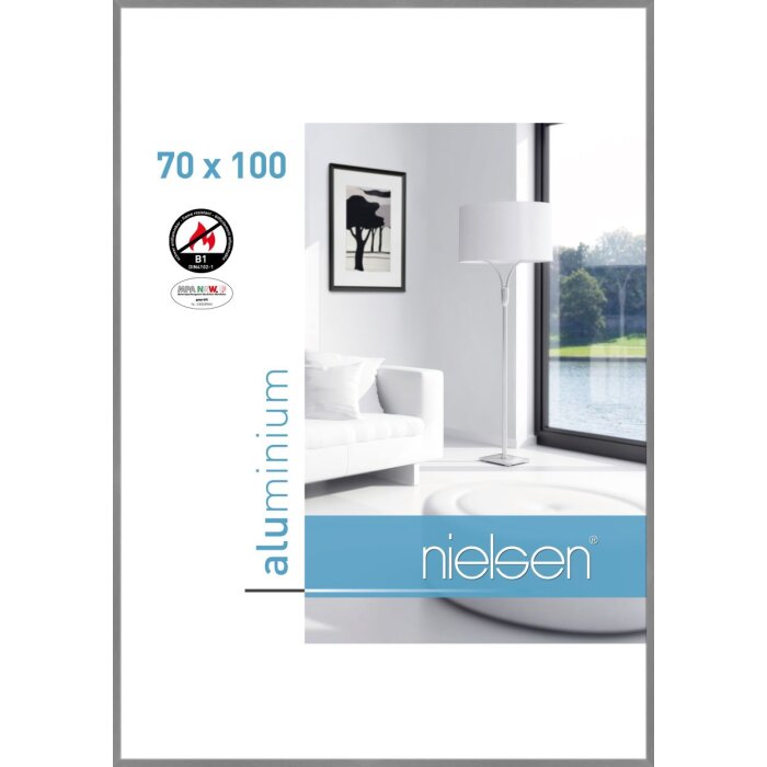 Nielsen protipožární rám C2 structure šedý matný 70x100 cm