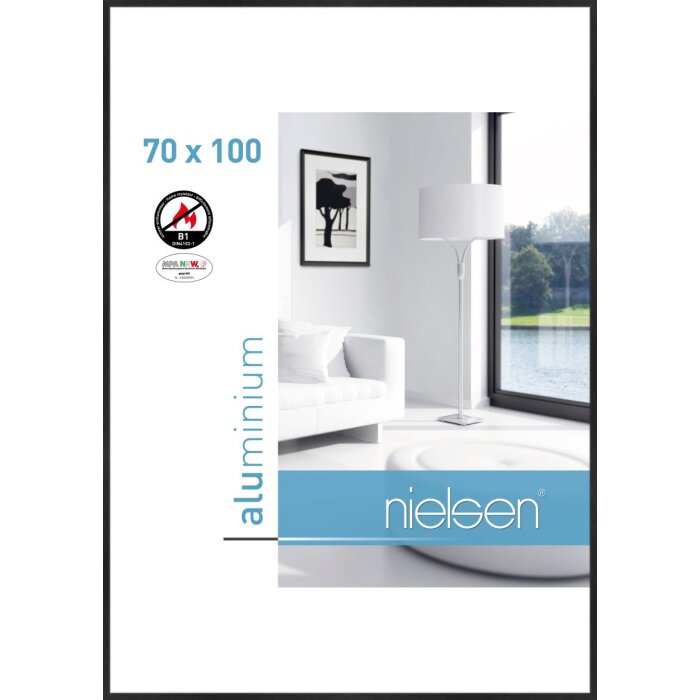 Protipožární rám Nielsen C2 structure černý matný 70x100 cm