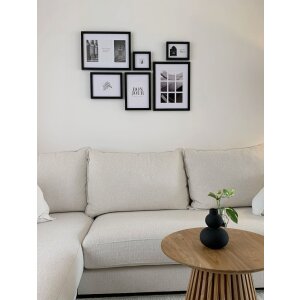 Sada obrazových rámů Deknudt S46YK2WALL černá 6 rámů
