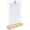 Deknudt akrylový fotorámeček S58RY1 přírodní 10x15 cm s klipem