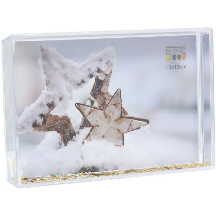 Deknudt třesoucí se rám S66FD9 zlaté hvězdy 10x15 cm
