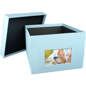 HNFD XL fotobox Kandra 700 fotografií 15x20 cm aqua žebrovaný