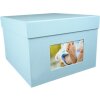 HNFD XL fotobox Kandra 700 fotografií 15x20 cm aqua žebrovaný