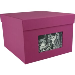 HNFD XL fotobox Kandra 700 fotografií 15x20 cm amarena žebrovaný