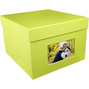 HNFD XL fotobox Kandra 700 fotografií 15x20 cm květen zelený žebrovaný