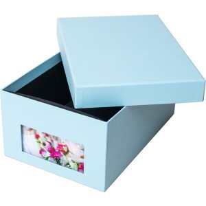 HNFD fotobox Kandra aqua žebrovaný 700 fotografií 10x15 cm