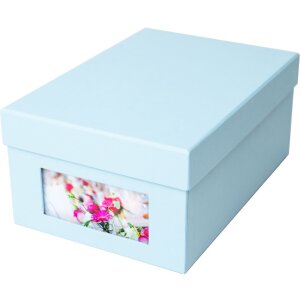 HNFD fotobox Kandra aqua žebrovaný 700 fotografií 10x15 cm