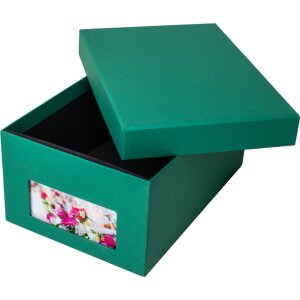 HNFD fotobox Kandra jedle zelený žebrovaný 700 fotografií 10x15 cm