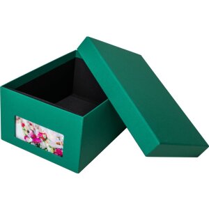 HNFD fotobox Kandra jedle zelený žebrovaný 700 fotografií 10x15 cm