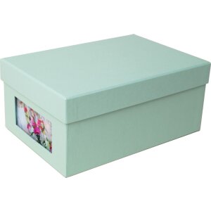 HNFD fotobox Kandra mint žebrovaný 700 fotografií 10x15 cm