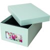 HNFD fotobox Kandra mint žebrovaný 700 fotografií 10x15 cm