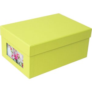 HNFD fotobox Kandra květen zelený žebrovaný 700 fotografií 10x15 cm