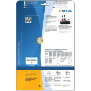 Etikety na lahve HERMA A4, 90 x 120 mm, lesklý papír, bílý, permanentní lepidlo