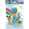 Dětský samolepkový album HERMA, A5, "Dinos" (16 stran, prázdný)