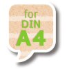 Složka s motivem HERMA A4 Rodina tropických kaktusů v neonových barvách