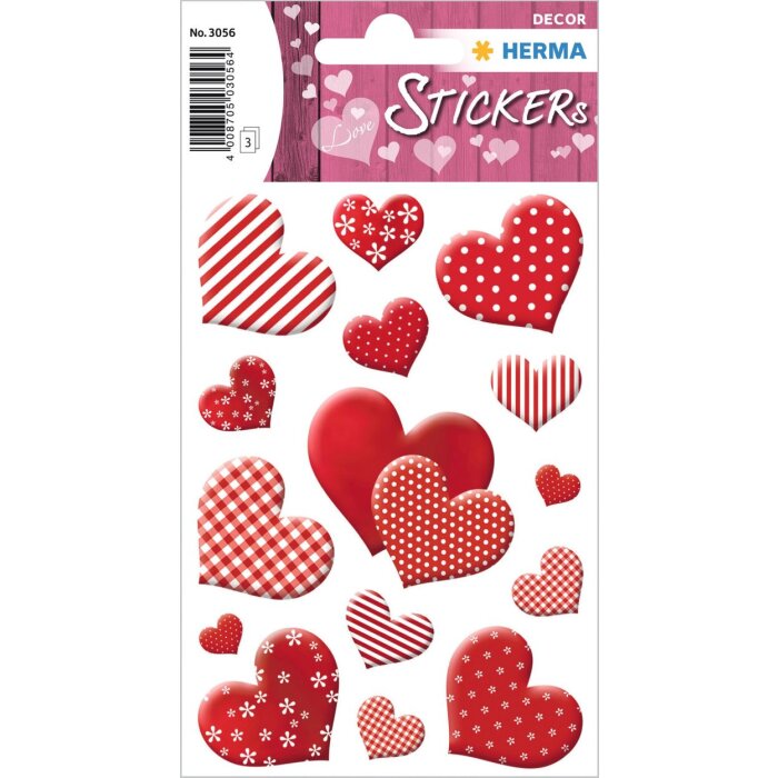 HERMA samolepky květinové srdce