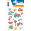 HERMA Trendy Patches - barevné samolepky Transpuffy