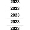 HERMA čísla roku 2023 pro pořadače, 60 x 26 mm, bílá, permanentní lepidlo