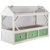 Clayre & Eef 5H0471 Dekorace Skleník 76x33x51 cm Bílý