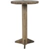 Clayre & Eef 5H0550 Odkládací stolek Ø 38x62 cm hnědý