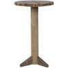 Clayre & Eef 5H0550 Odkládací stolek Ø 38x62 cm hnědý