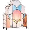 LumiLamp 5LL-6117 Stolní lampa Tiffany 30x4x25 cm Béžová stolní lampa