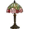 LumiLamp 5LL-6161 Stolní lampa Tiffany Ø 21x39 cm E14-max 1x25W zelená