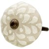 Clayre & Eef 64877 Sada 4 knoflíků na dveře béžová Ø 4x3 cm
