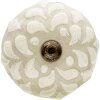 Clayre & Eef 64877 Sada 4 knoflíků na dveře béžová Ø 4x3 cm