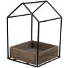 Clayre & Eef 64967 Držák na rostliny hnědý 15x15x23 cm
