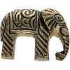 Clayre & Eef 64987 Klika na dveře Slon Zlatá barva 4x3x3 cm