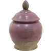 Clayre & Eef 6CE1383 Květináč do interiéru růžový, béžový Ø 19x26 cm