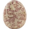 Clayre & Eef 6CE1402L Dekorativní vejce růžové, béžové Ø 14x16 cm