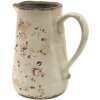 Clayre & Eef 6CE1416 Dekorativní džbán růžový, béžový 16x11x18 cm