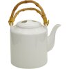 Clayre & Eef 6CETE0096 Čajová konvice bílá 1500 ml