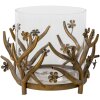 Clayre & Eef 6GL3060 Lucerna zlatá Ø 33x28 cm