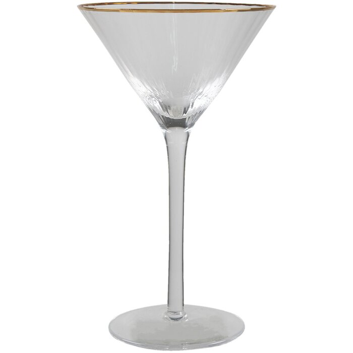 Clayre & Eef 6GL3247 Sklenice na Martini transparentní 250 ml