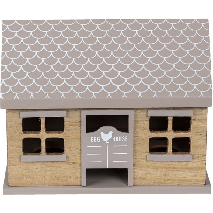 Clayre & Eef 6H2068 Skříňka na vejce hnědá 23x13x18 cm