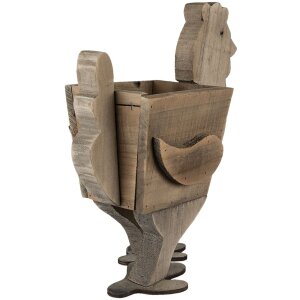 Clayre & Eef 6H2096 Květináč do interiéru Chicken Brown 35x18x40 cm