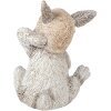 Clayre & Eef 6PR3493 Dekorativní králík šedý 11x9x13 cm