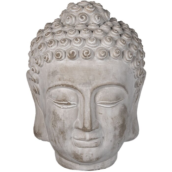 Clayre & Eef 6TE0360L Dekorativní Buddha šedý 17x17x24 cm