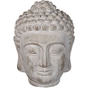 Clayre & Eef 6TE0360L Dekorativní Buddha šedý 17x17x24 cm