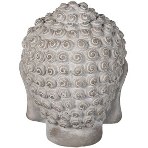 Clayre & Eef 6TE0360M Dekorativní Buddha šedý 15x15x19 cm
